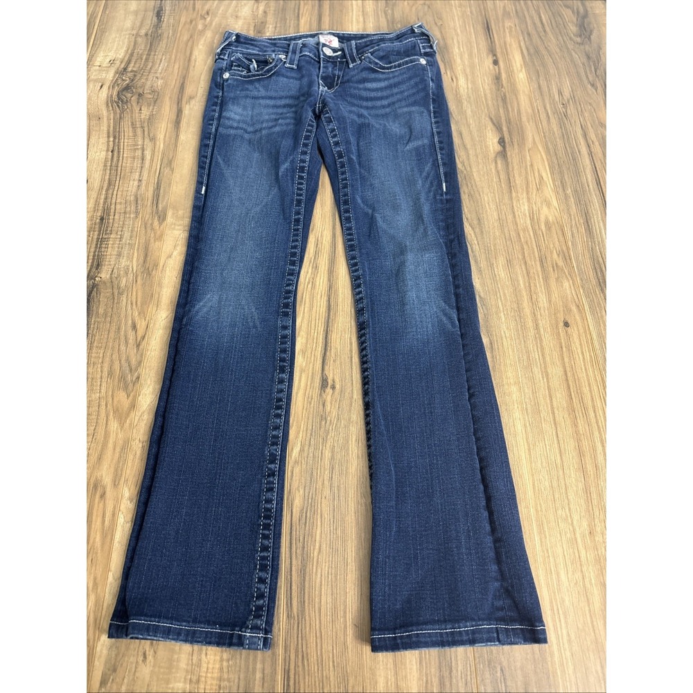 True Religion Brand Jeans‎ Women's Size 27 (Billy) Dark Blue Straight Fit